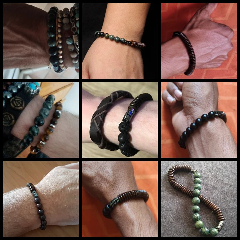 Pulseira em pedra olho de tigre