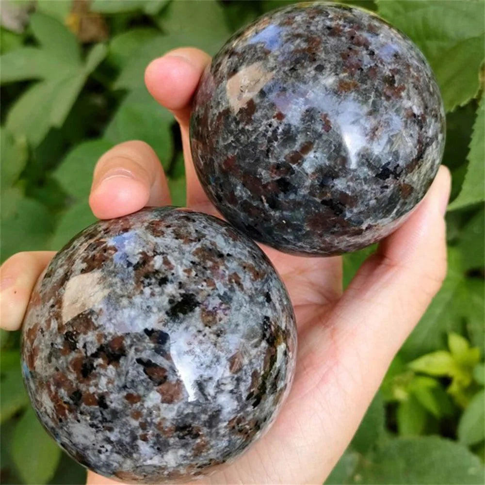 Bolas de  cura em pedra natural  yooperlite