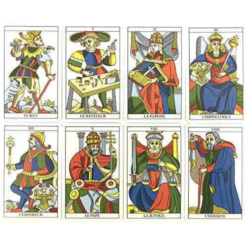 Tarô de Marselha Mini Tarot Cartos