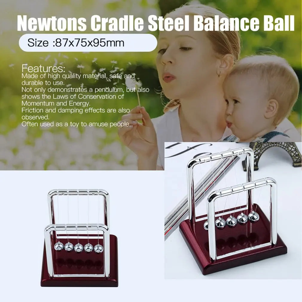 Newton's Cradle-Pêndulo de Metal Bola