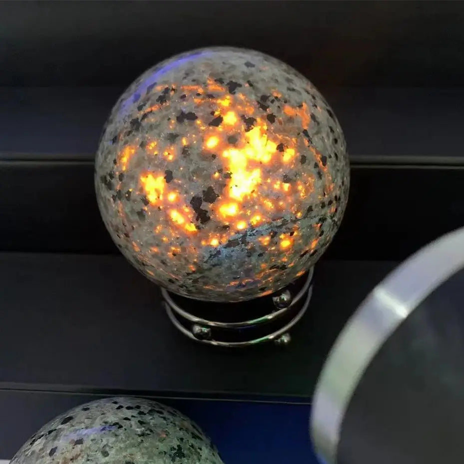 Bolas de cura em pedra natural yooperlite
