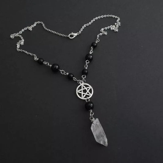 Pentagram Crystal Necklace